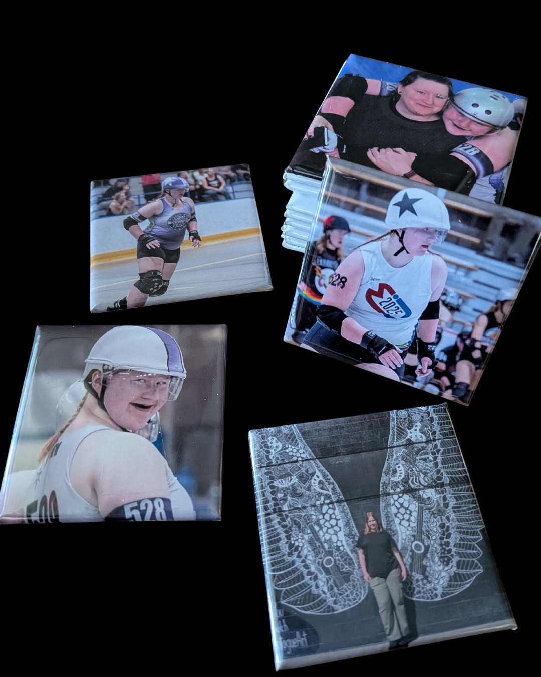 custom 2x2 photo magnets